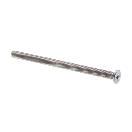 Prime-Line Machine Screw, Metric, Flat Head, Phillip Drive M5-0.8 X 80MM A2-70 Stainless Steel 5PK 9121445